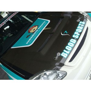 画像4: 【 BLOODSPORTS 】カーボンボンネット：Honda車用