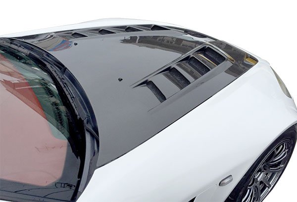 画像2: 【 BLOODSPORTS 】カーボンボンネット:Honda車用 (2)