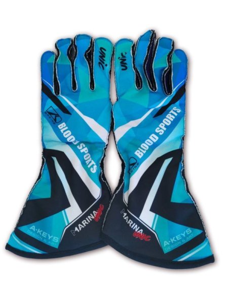 画像2: 【Marina】UNIC Racing Gloves ” BLOOD SPORTS " FIA公認 マリーナ レーシンググローブ (2)