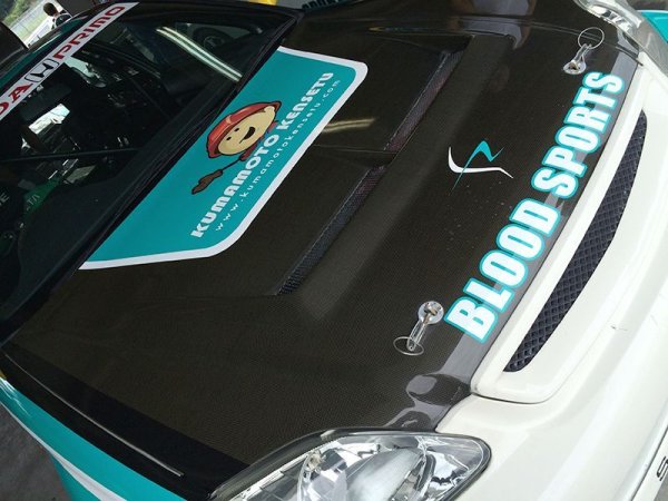 画像4: 【 BLOODSPORTS 】カーボンボンネット:Honda車用 (4)